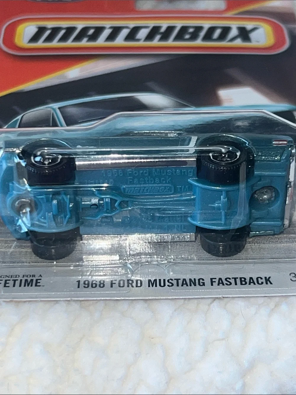 1968 Ford Mustang Fastback Toy Car Matchbox